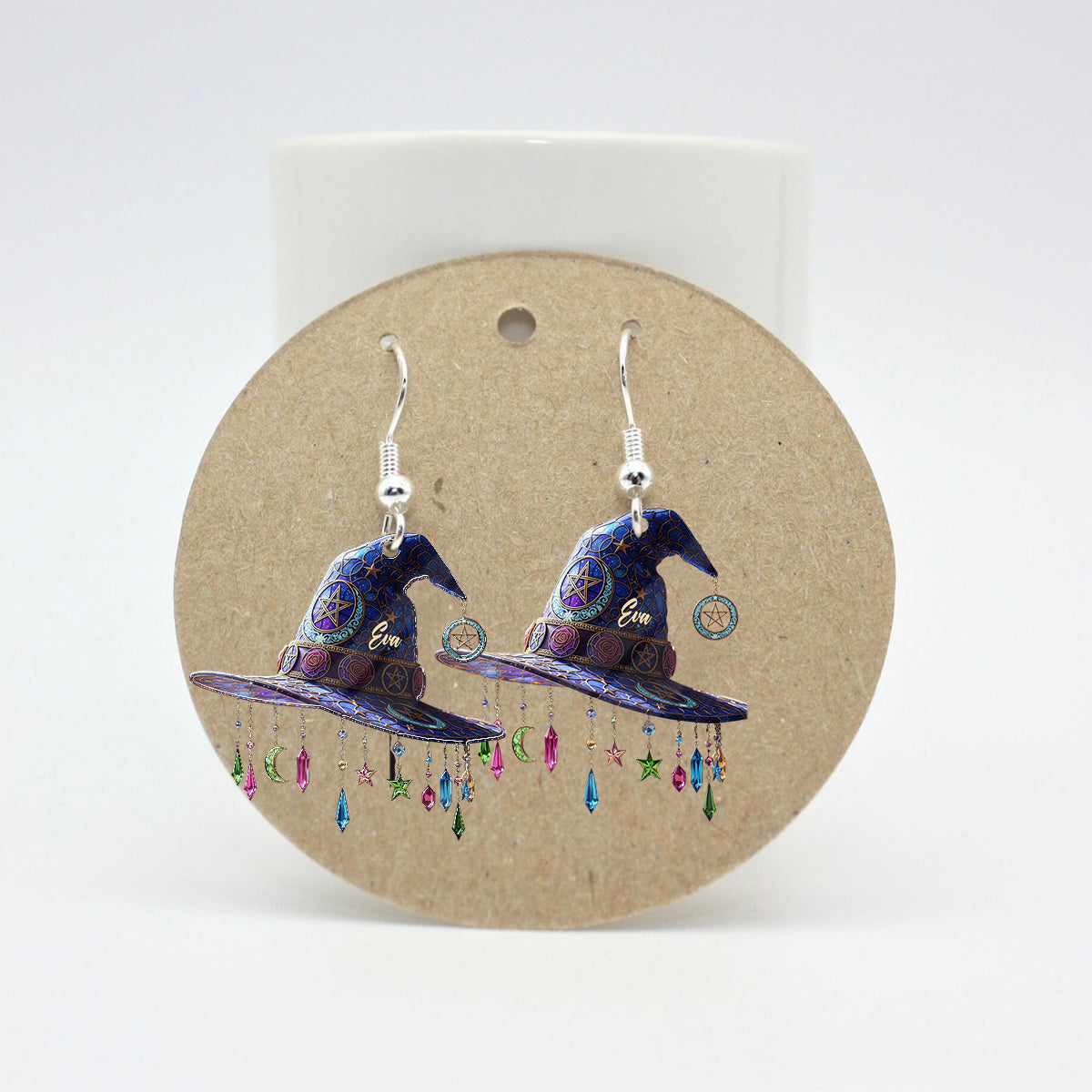 Magical Hat - Personalized Witch Earrings