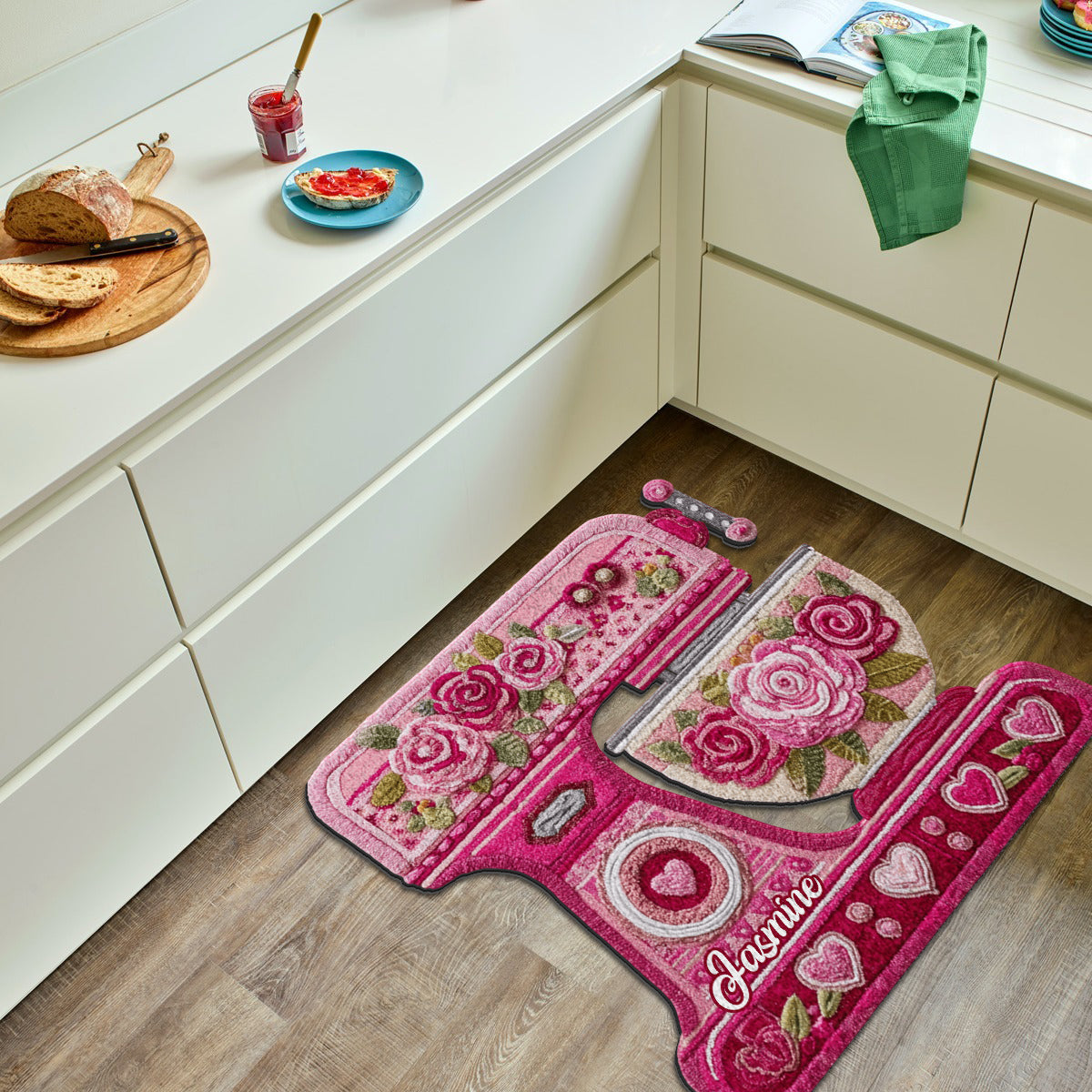 Love Baking - Personalized Baking Non-Slip Tufted Rug