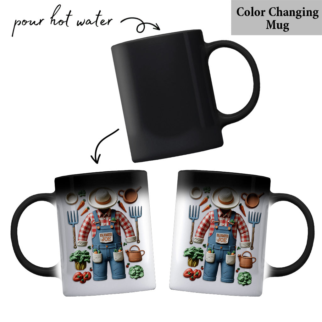 Gift for Farmer, Dad, Mom - Personalized Farmer Mug
