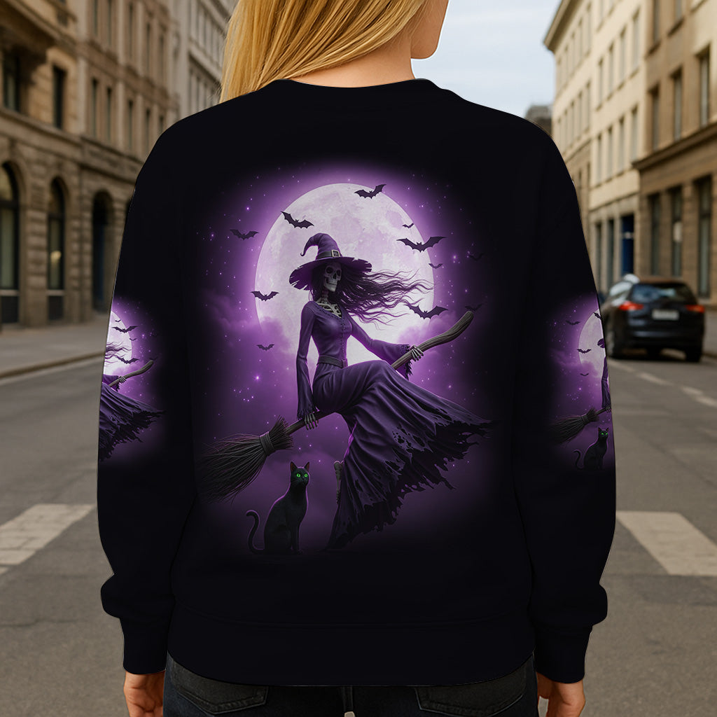 A Wee Bit Wicked - Personalized Witch All Over Shirt