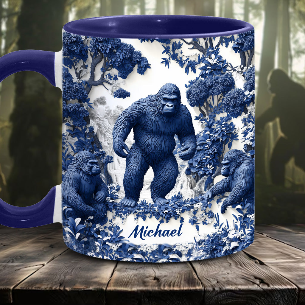 Bigfoot Summer Vibes - Personalized Hiking Accent Mug