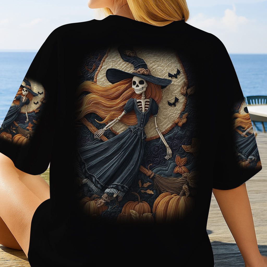 Skull Witch - Personalized Witch All Over Shirt