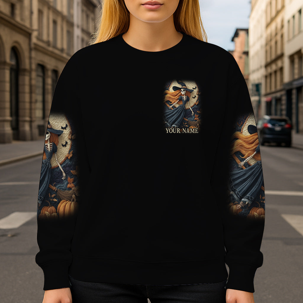 Skull Witch - Personalized Witch All Over Shirt