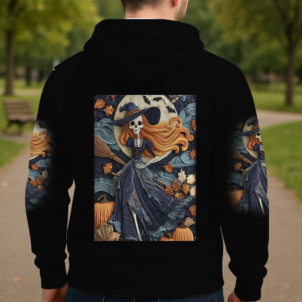 Skull Witch - Personalized Witch All Over Shirt