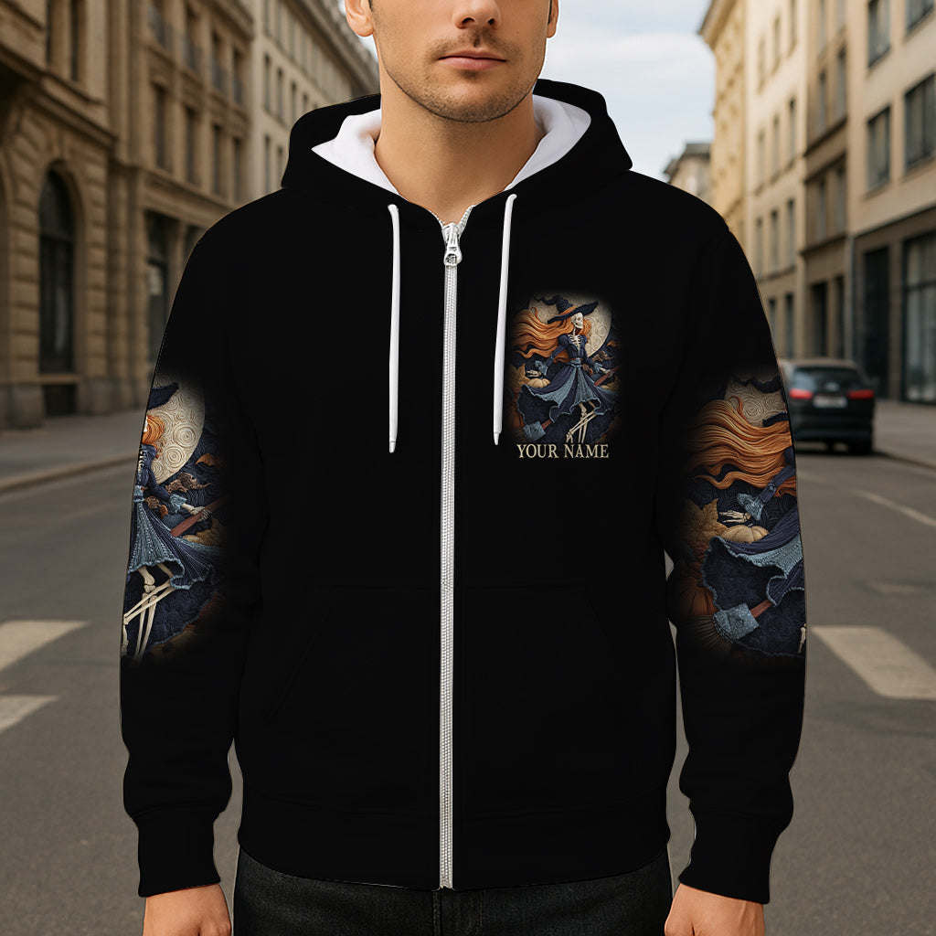 Skull Witch - Personalized Witch All Over Shirt