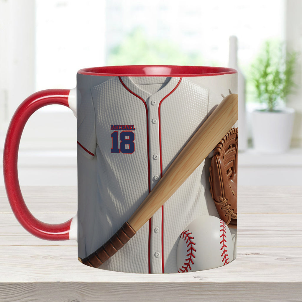 Baseball Is More Than A Game - Personalized Baseball Accent Mug
