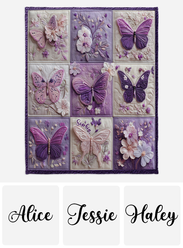 J'adore les papillons - Couverture papillon personnalisée
