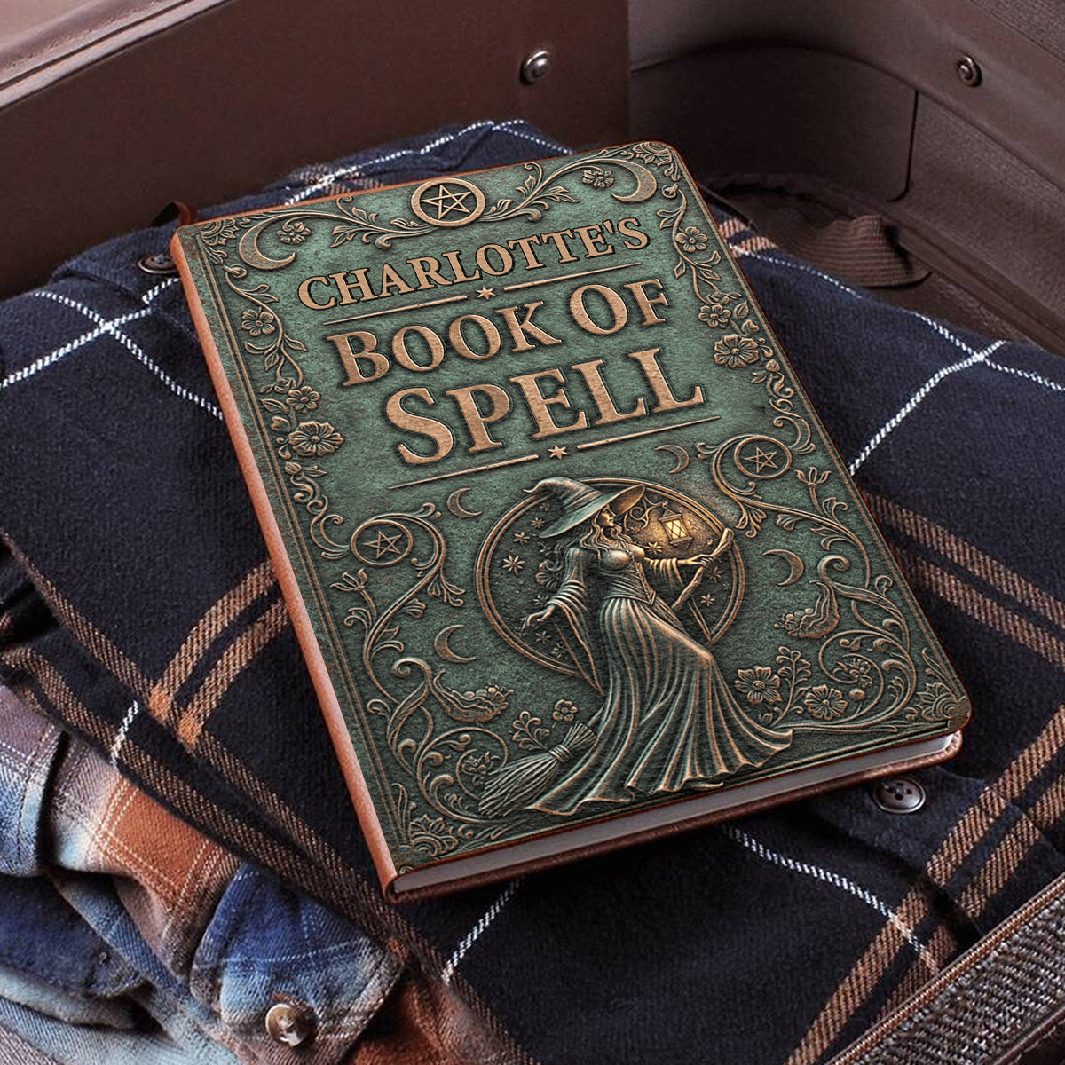 The Spellbook - Personalized Witch Leather Journal