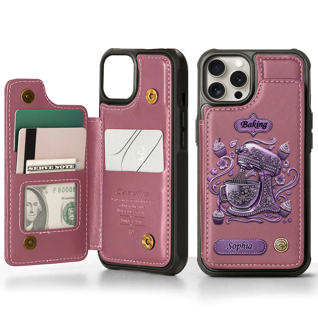 Love Baking - Personalized Baking Wallet Phone Case