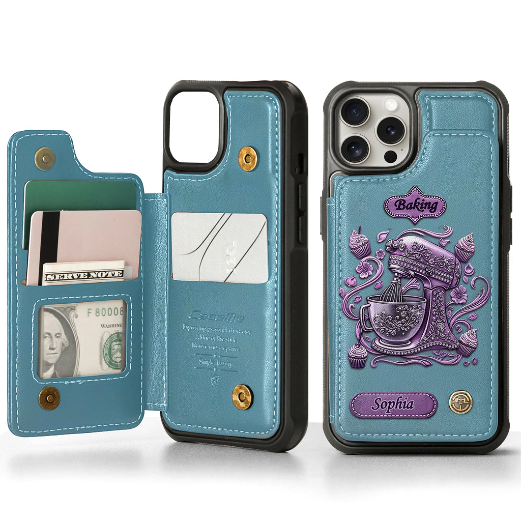 Love Baking - Personalized Baking Wallet Phone Case