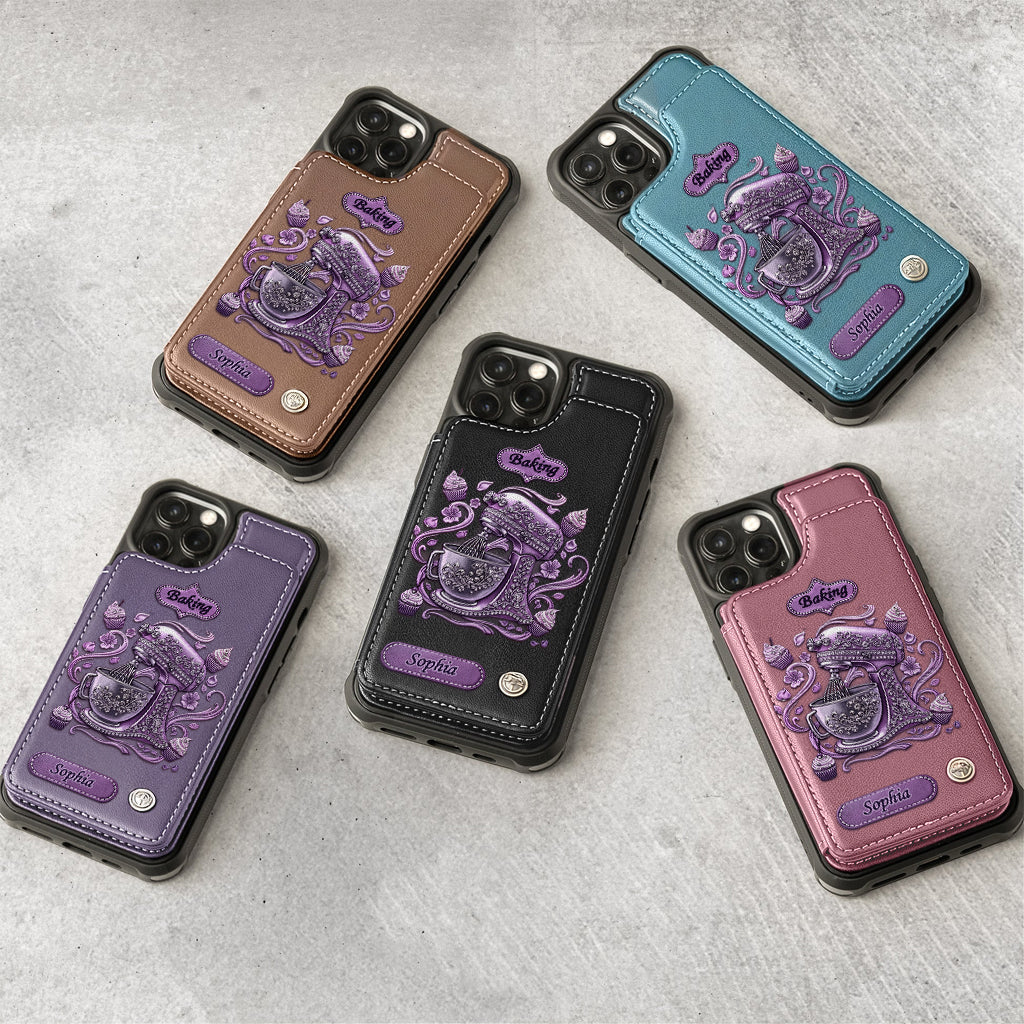 Love Baking - Personalized Baking Wallet Phone Case