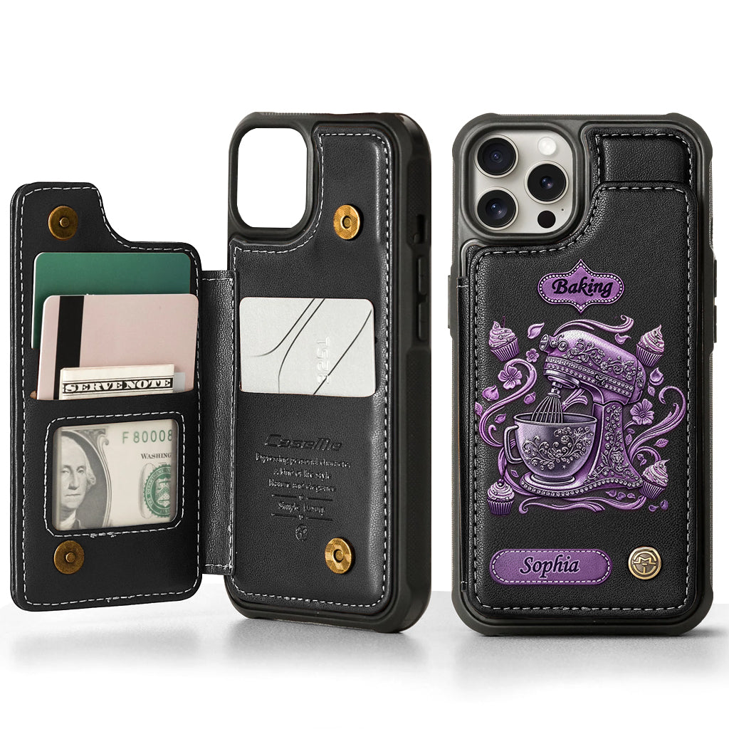 Love Baking - Personalized Baking Wallet Phone Case