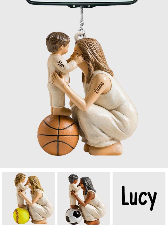 Personalisierter Autoanhänger für jede Sportmama, Basketball-, Football-, Softball- oder Baseballmama – egal ob Basketball-, Football-, Softball- oder Baseballmama