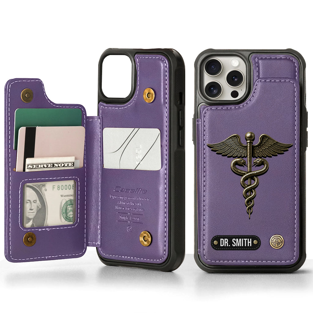 Proud Nurse - Personalized Nurse Wallet Phone Case