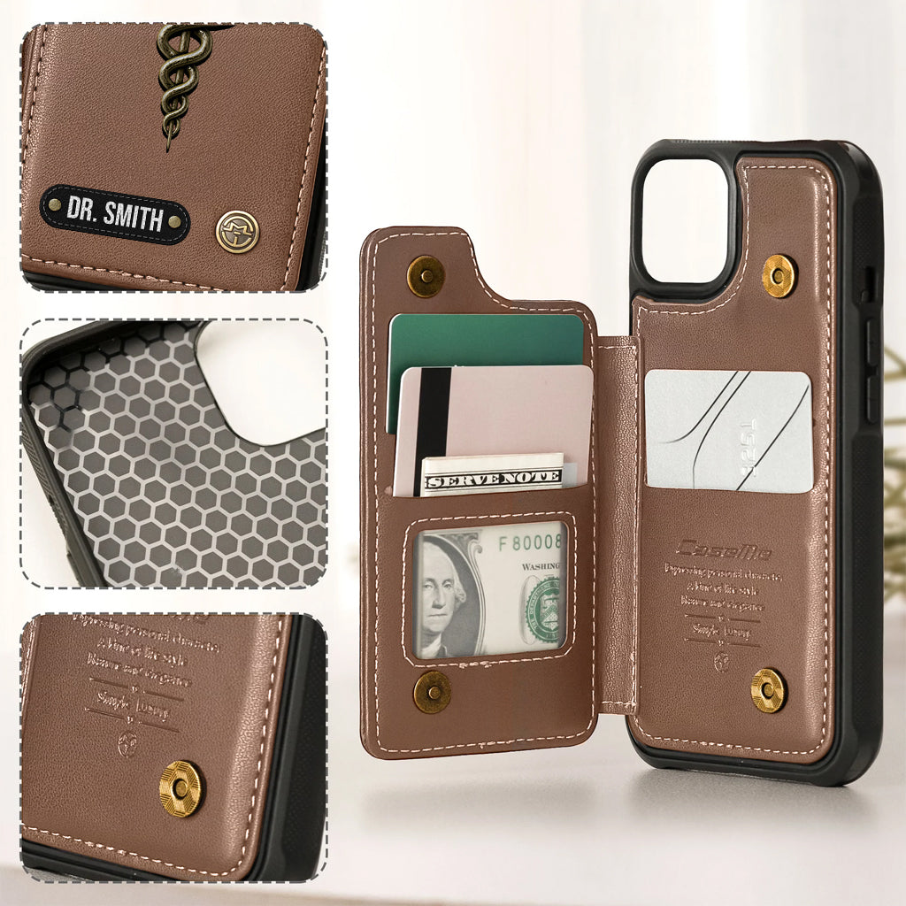 Proud Nurse - Personalized Nurse Wallet Phone Case