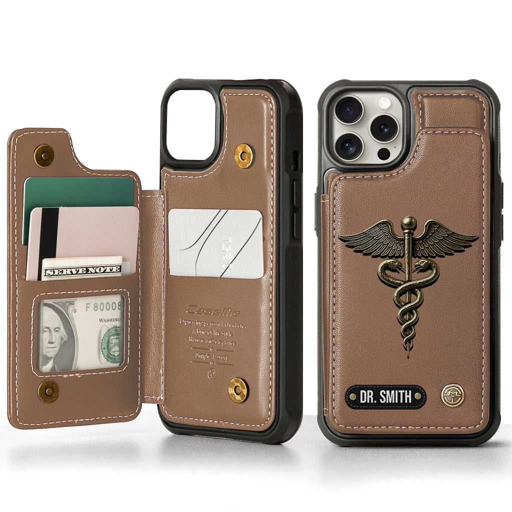 Proud Nurse - Personalized Nurse Wallet Phone Case