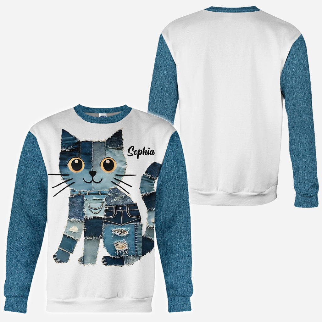Just A Girl Who Loves Cat - Personalized Cat All Over Shirt