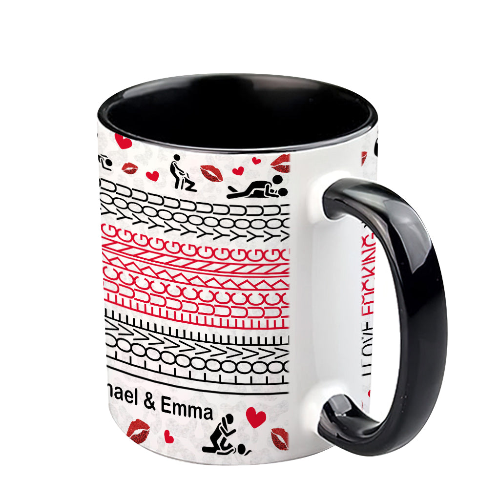 I Love You Baby - Personalized Couple Accent Mug
