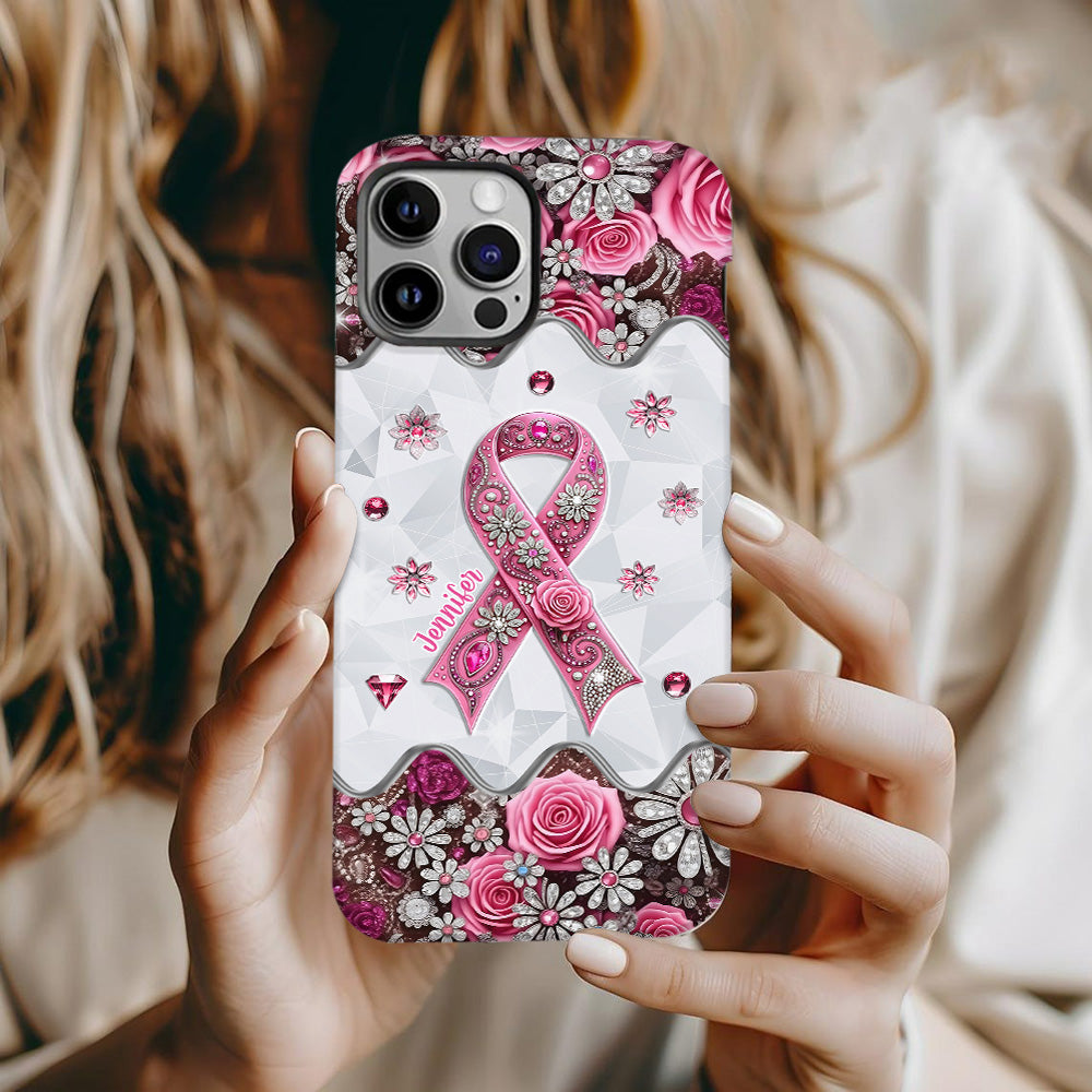 Breast Cancer Awareness - Personalized Breast Cancer Awareness Full Print Phone Case