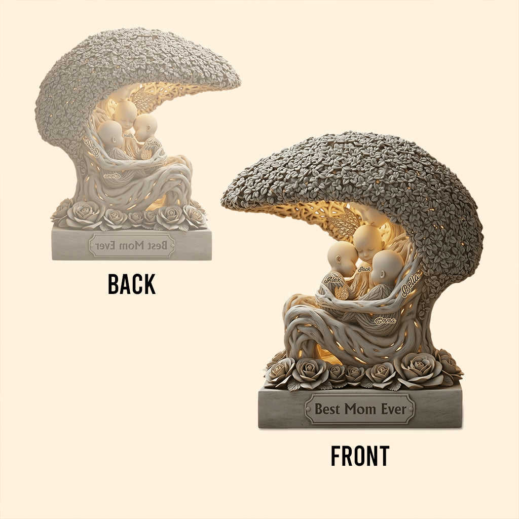 The Love Of The Mother - Personalized Mother Custom Shaped Acrylic Plaque