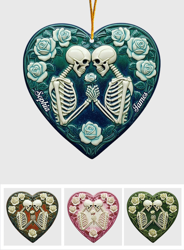 Skeleton Couple, Till Death Do Us Part - Personalized Couple Ornament