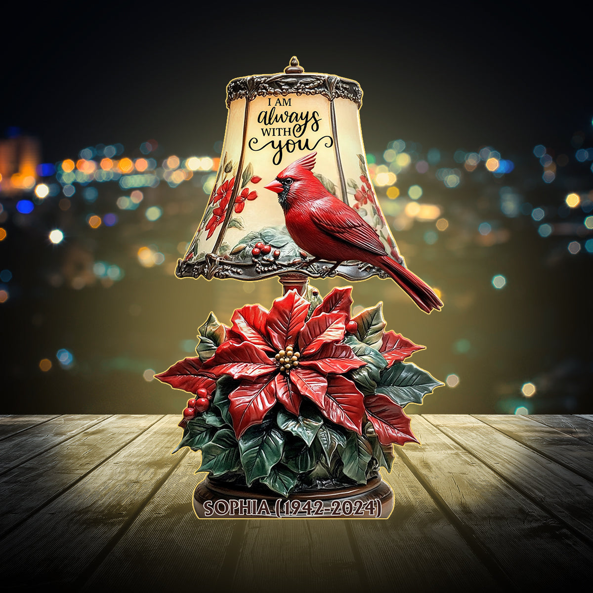 I'am Always With You - Personalized Memorial Acrylic LED Night Light