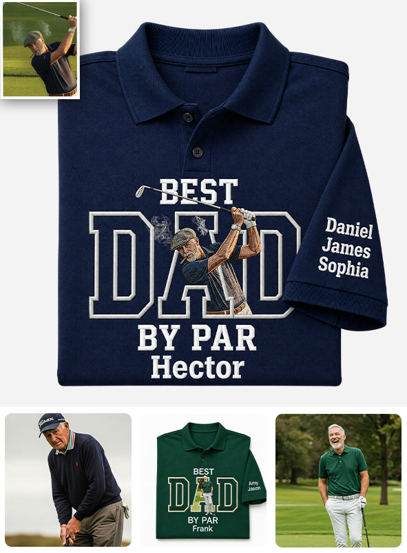 Meilleur Papa Parfait - Polo Personnalisé pour Père