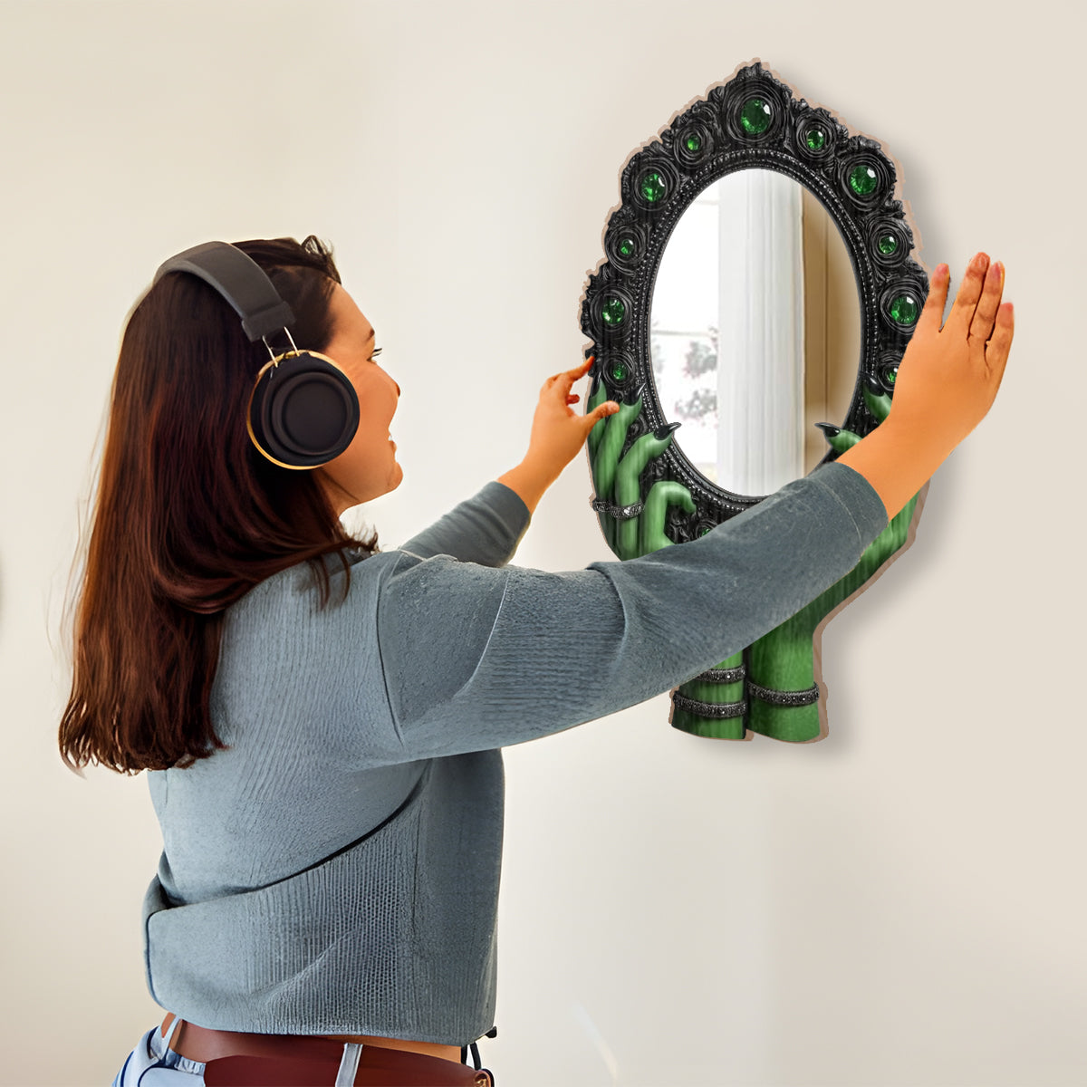 Mysterious Witch Hands - Personalized Witch Wall Hanging Mirror