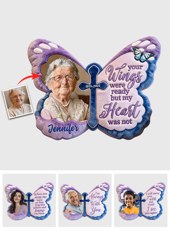 Coussin commémoratif personnalisé en fausse fourrure, réalisé à partir de n'importe quelle photo