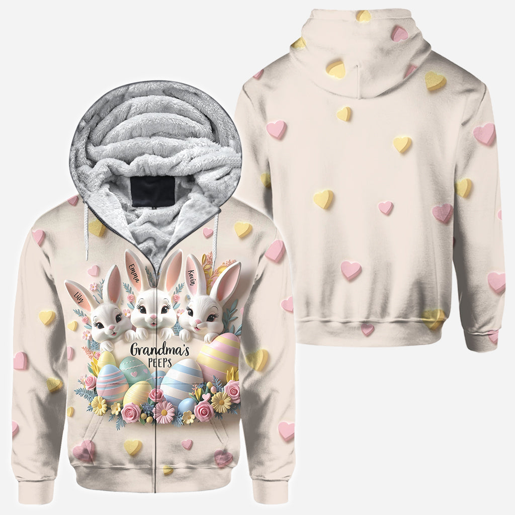 Grandma's Peeps - Personalized Grandma All Over Shirt