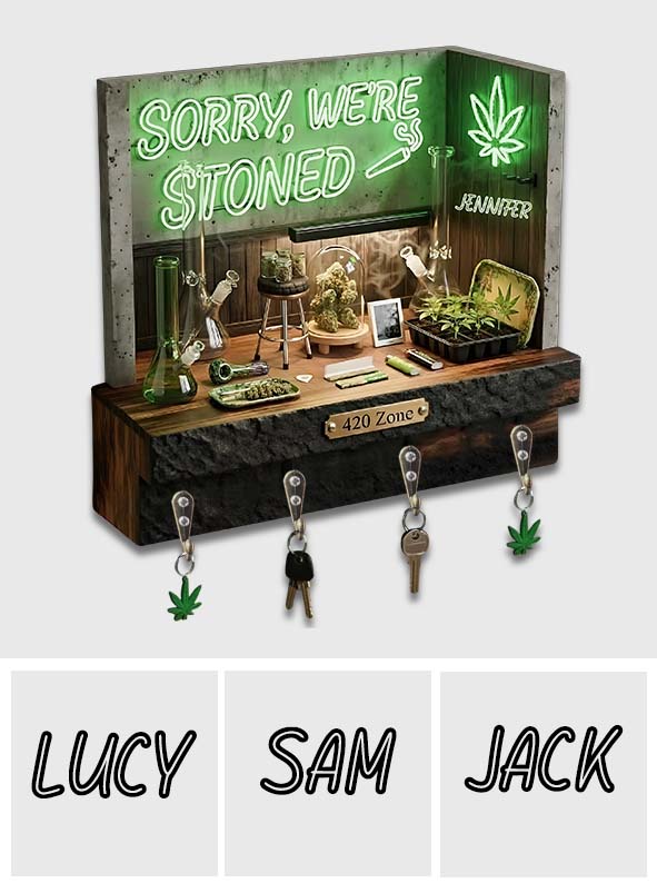 Désolé, on est défoncés, 420 - Support à cannabis personnalisé en forme de pièce