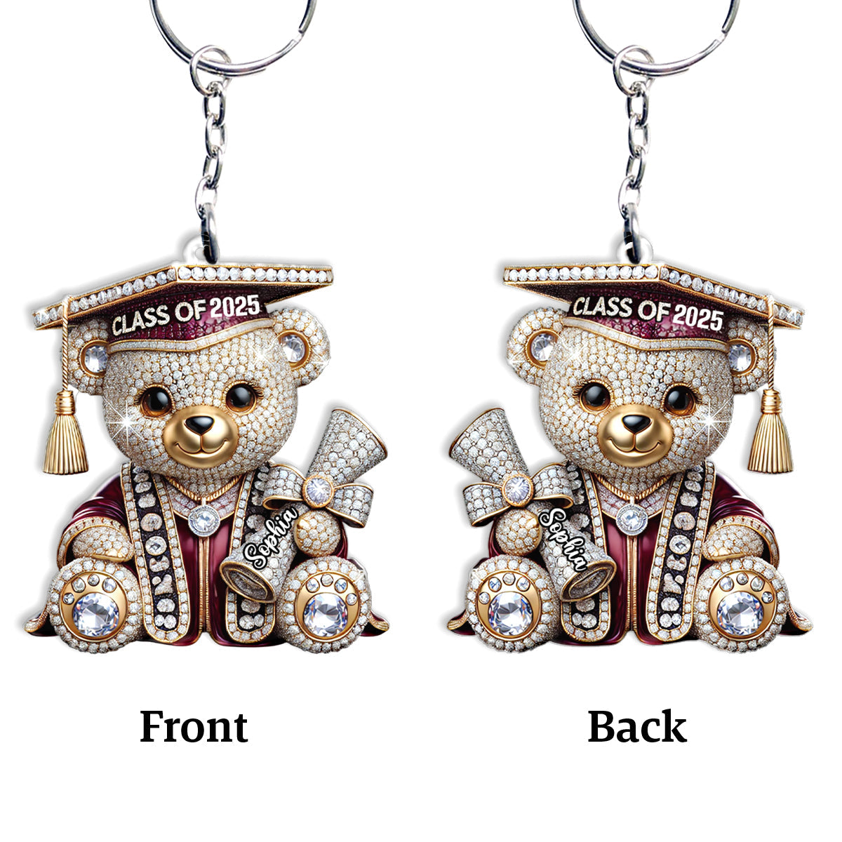 Graduation Gift - Personalized Graduation Keychain