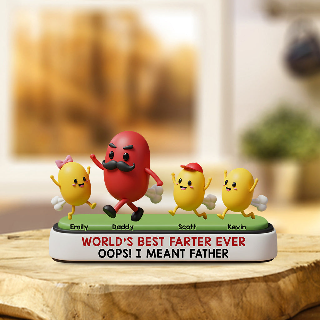 Best Farter Ever - Personalized Father Custom Shaped Acrylic Plaque