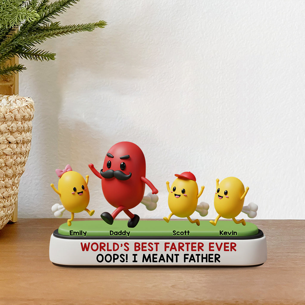 Best Farter Ever - Personalized Father Custom Shaped Acrylic Plaque