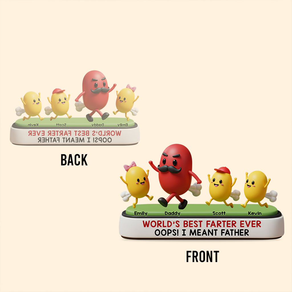 Best Farter Ever - Personalized Father Custom Shaped Acrylic Plaque