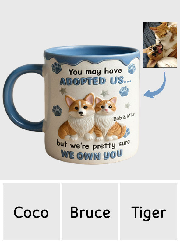 Je suis sûr(e) que tu m'appartiens - Mug personnalisé avec motif chien
