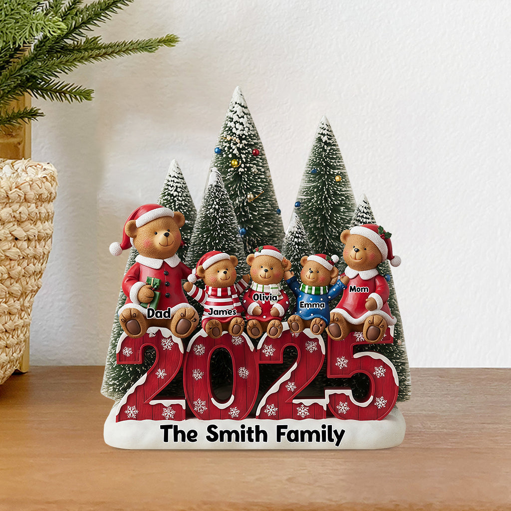 Happy Family - Personalized Family Custom Shaped Acrylic Plaque