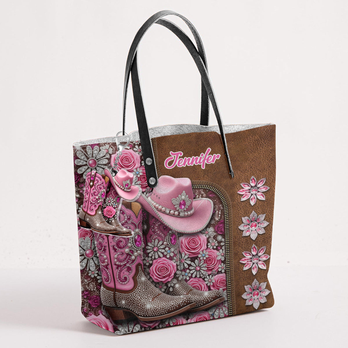 Beautiful Cowgirl Boots - Personalized Cowgirl Tote Bag