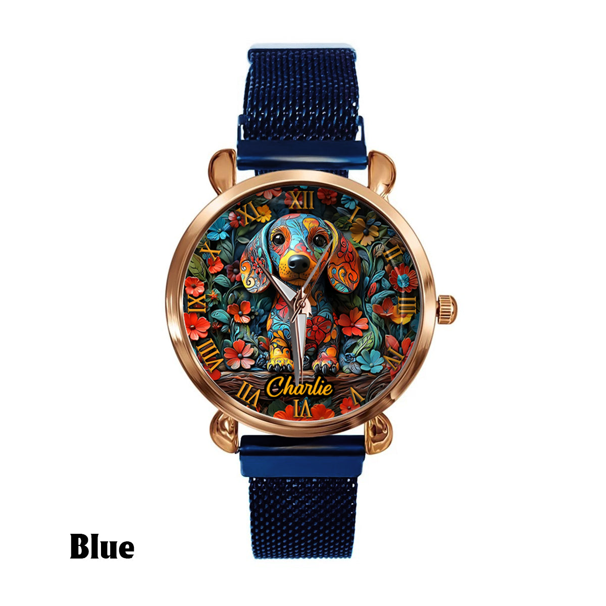 Dachshund Lovers - Personalized Dog Women Hand Watch