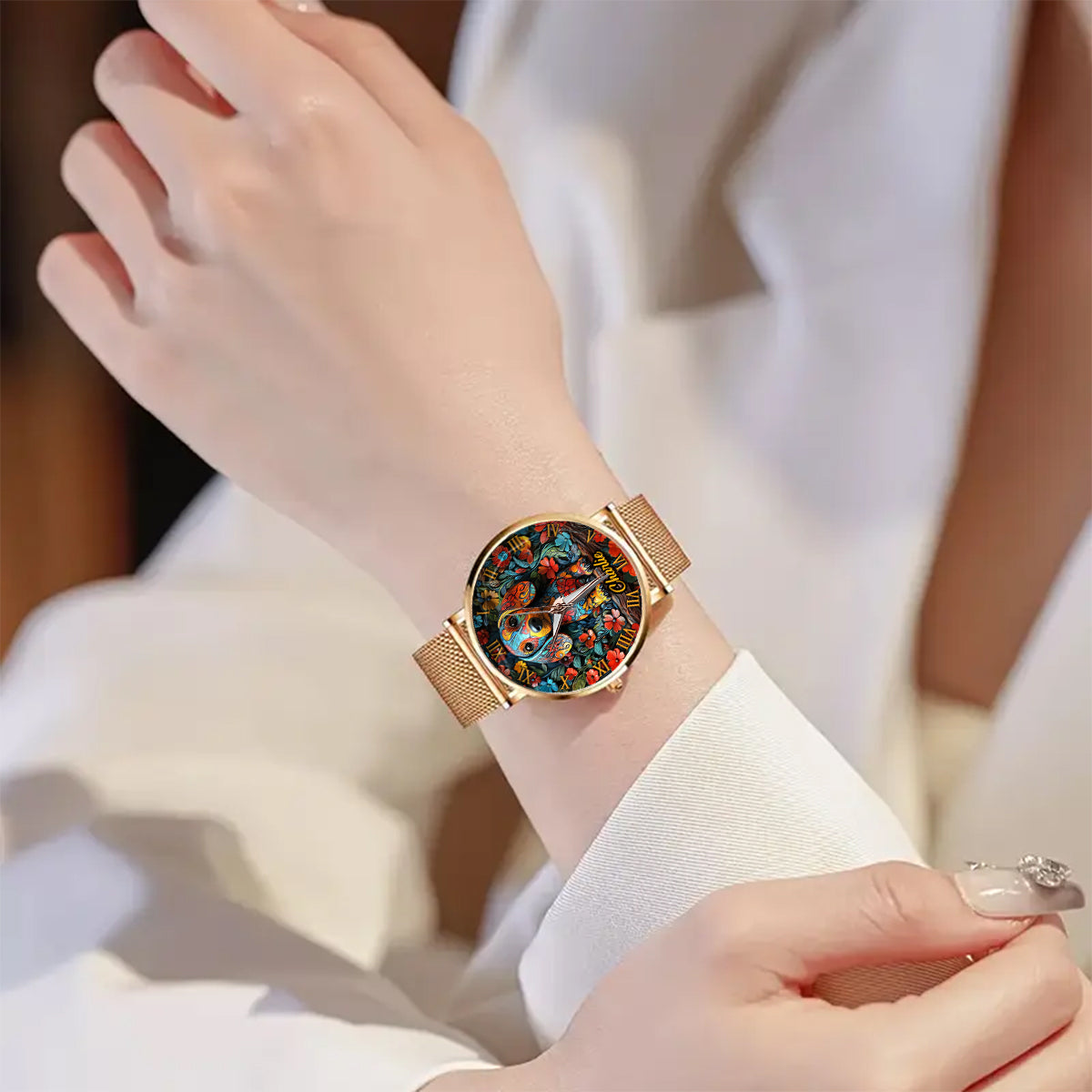 Dachshund Lovers - Personalized Dog Women Hand Watch
