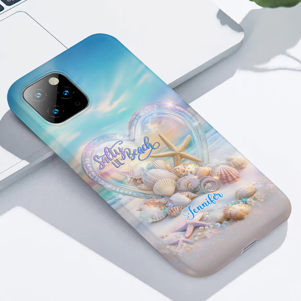 Salty Lil Beach - Personalized Sea Lover Full Print Phone Case