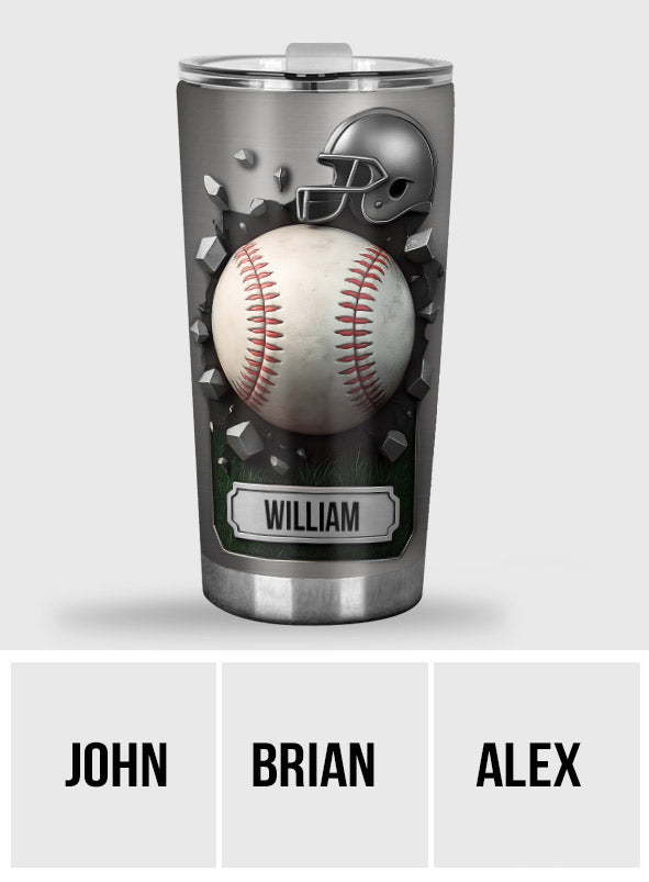 Baseball-Saison-Update – Personalisierter Baseball-Trinkbecher