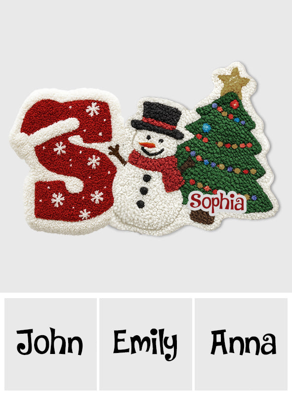 Weihnachtsgeschenke für Ihre Lieben – Personalisierter, rutschfester Familienteppich