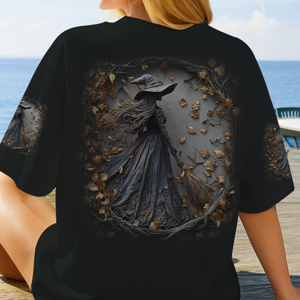 Black Witch - Personalized Witch All Over Shirt