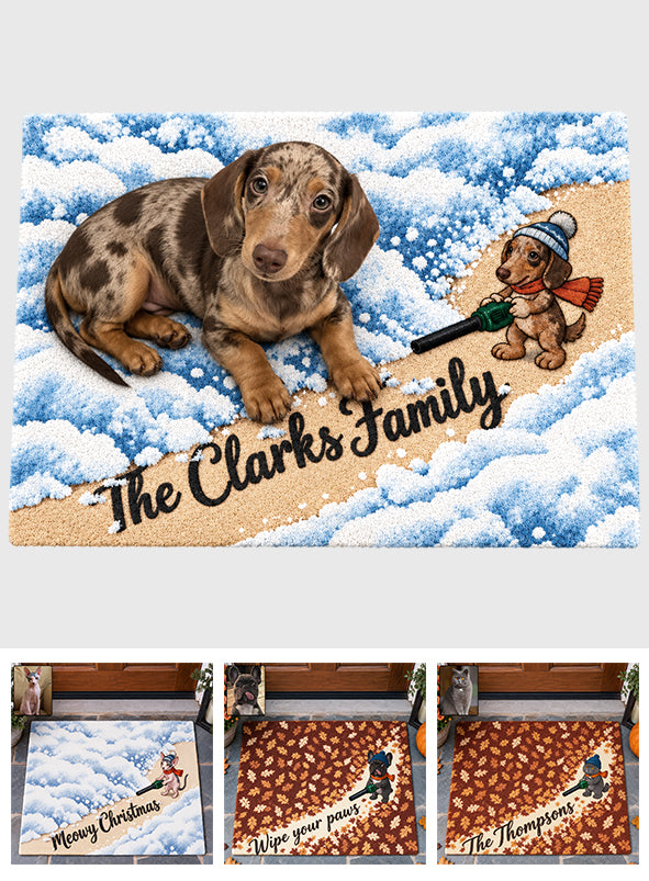 Tapis de Chien Chat Personnalisé - Tapis d'Entrée