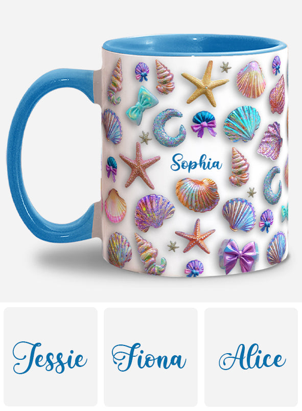 Petite plage salée - Mug personnalisé pour les amoureux de la mer