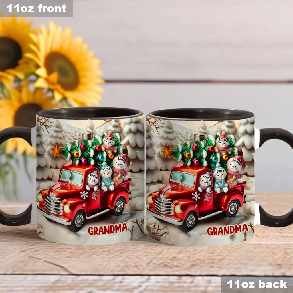 Nana's Cuties - Personalized Grandma Accent Mug
