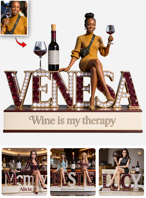 Geschenk für Weinliebhaber - Personalisierte Weinschilder aus Acryl