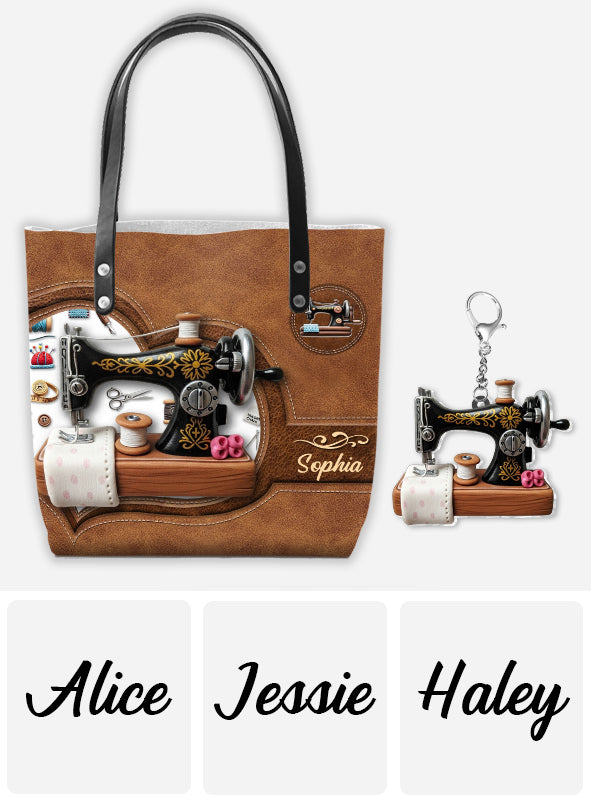 Machine à coudre magnifique - Sac fourre-tout de couture personnalisé