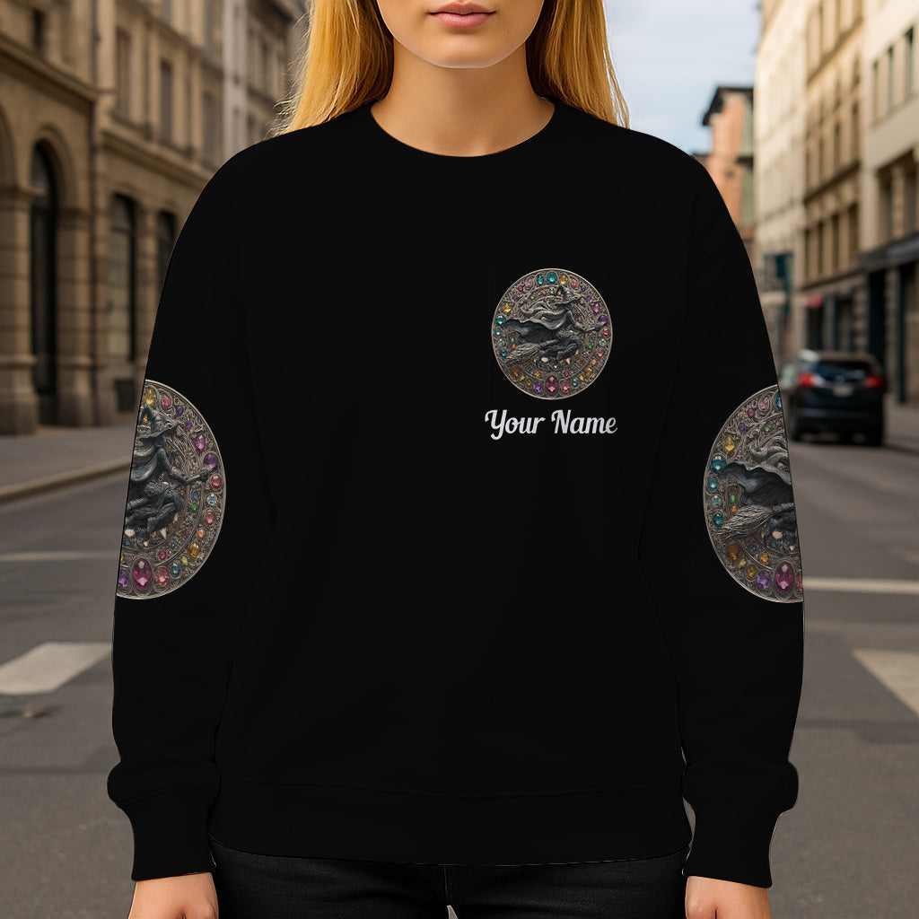Sparkle Witch - Personalized Witch All Over Shirt